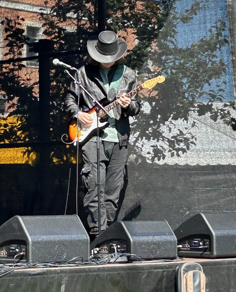 Live blues performance